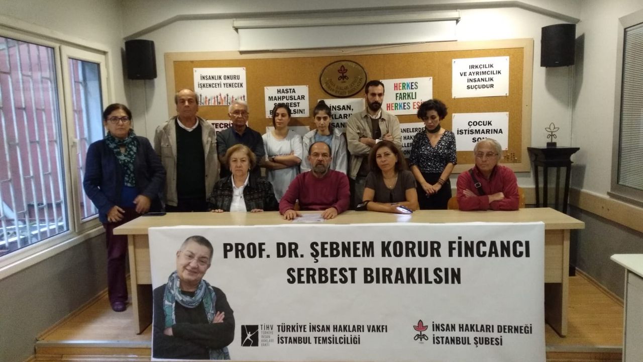 Türkiye İnsan Hakları Vakfı – İnsan Hakları Derneği: Prof. Dr. Şebnem Korur Fincancı Serbest Bırakılsın