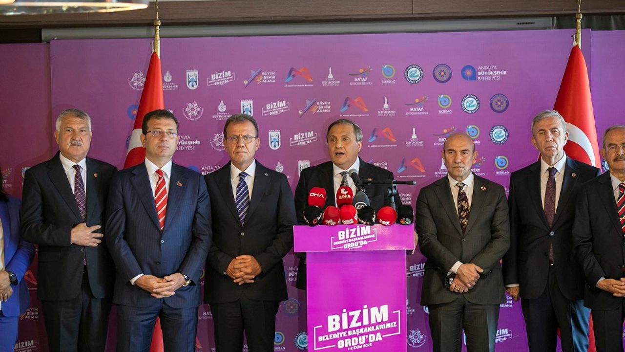 CHP’li büyükşehir belediye başkanlarından ortak bildiri