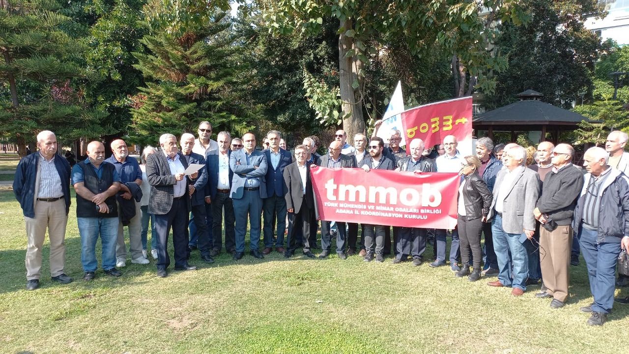 TMMOB Adana İKK, Gezi Davasının 200. Gününde Basın Açıklaması Yaptı