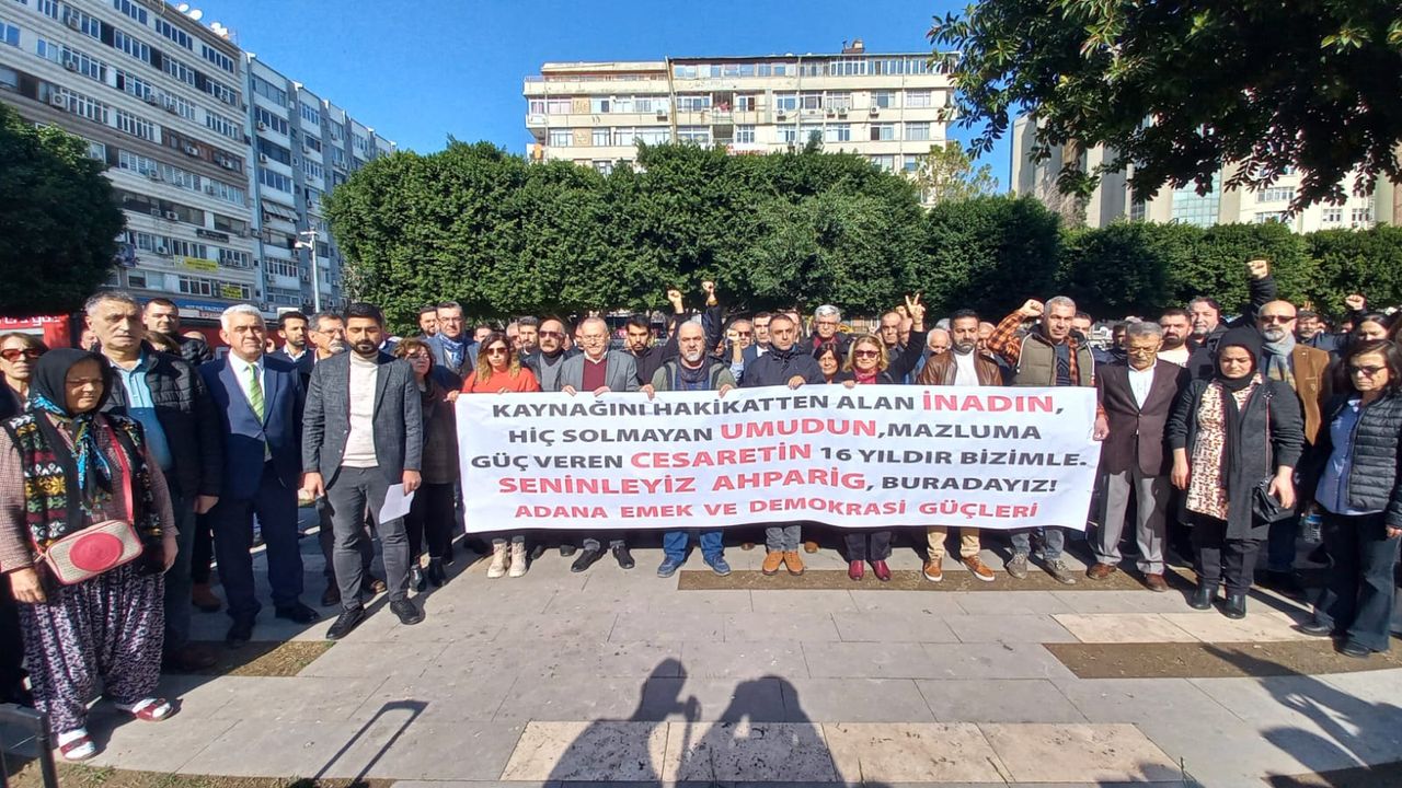 Adana Emek ve Demokrasi Güçleri: "Güvercinlere Sahip Çıkacağız ve Hrant Dink’i Mücadelemizde Yaşatacağız!"