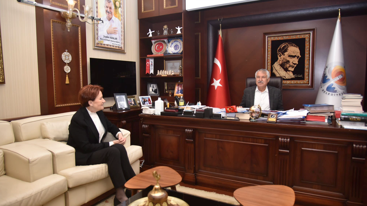 Meral Akşener ve Ahmet Nur Çebi, Zeydan Karalar’ı ziyaret etti