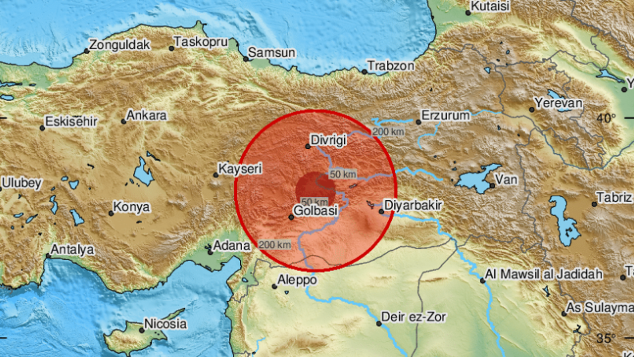 Son Dakika: Malatya'da 4.7 ve 4.5, Hatay'da İse 4.4 Şiddetinde Deprem