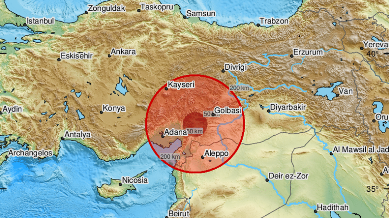 Osmaniye'nin Dervişli Köyünde 4.1 Şiddetinde Deprem
