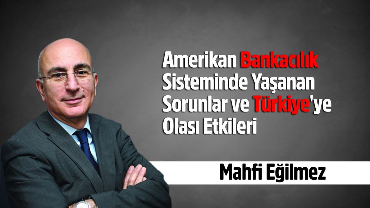 Mahfi Eğilmez, Amerikan Bankacılık Sisteminde Yaşanan Sorunlar ve Türkiye'ye Olası Etkileri