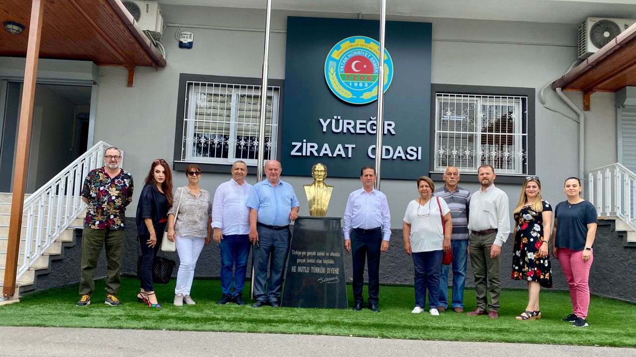 Yüreğir Ziraat Odası; ÇGC Başkanı Cafer Esendemir ve Yönetim Kurulu’nu ağırladı