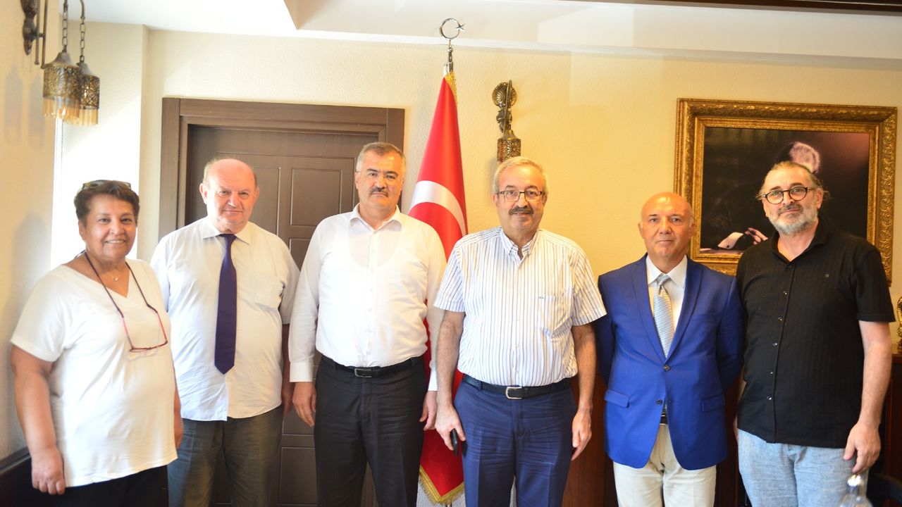 ÇGC Başkan ve Yönetim Kurulu üyeleri, Milli Eğitim Müdürünü ziyaret etti