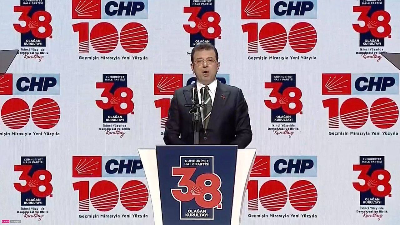 İmamoğlu: CHP, bu ülkenin kurucu ve birleştirici gücüdür.
