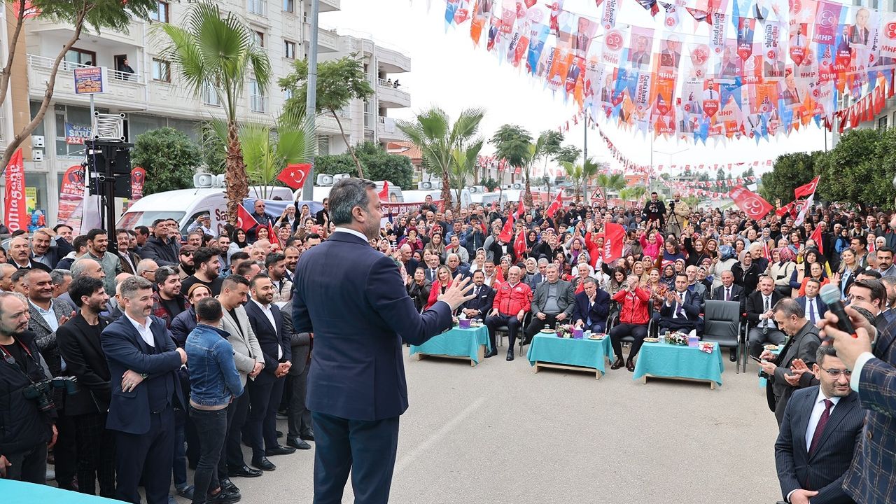 Cumhur İttifakı Adana Adayı Kocaispir İlçe İlçe Geziyor