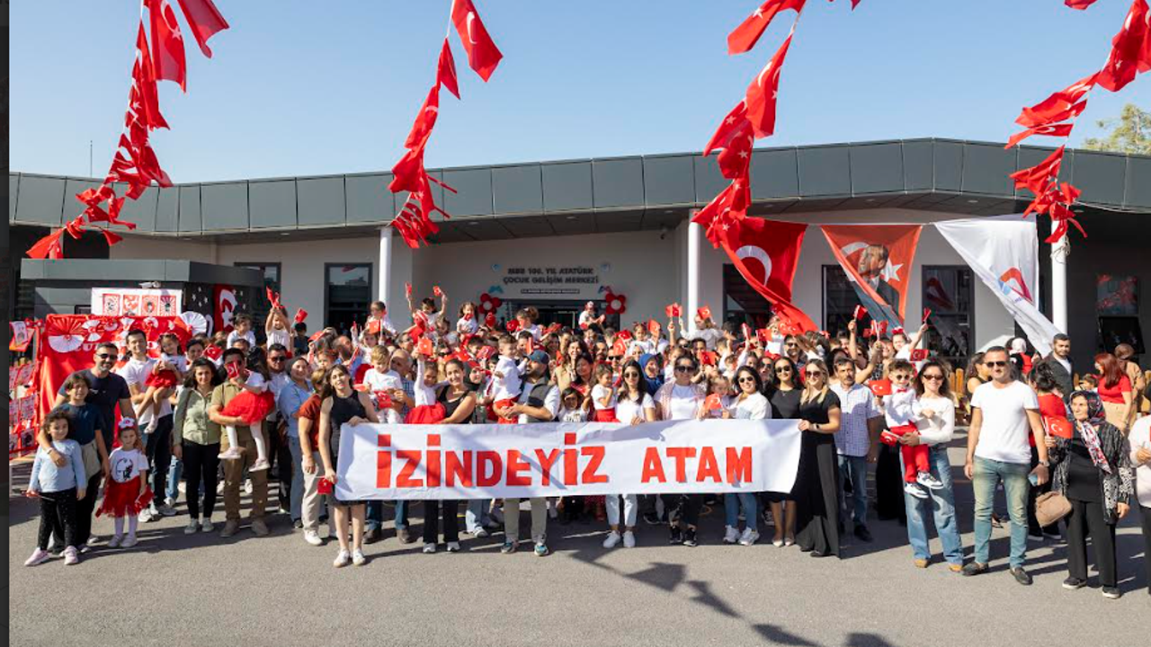 BÜYÜKŞEHİR BELEDİYESİ ÇOCUK GELİŞİM MERKEZLERİNDE CUMHURİYET BAYRAMI COŞKUSU
