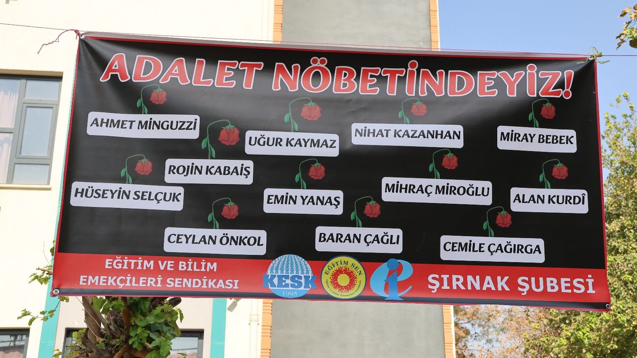 Şırnak Eğitim Sen’den Cizre İstismar Davasına Adalet Nöbeti: “Çocukların Sesi Olmaya Devam Edeceğiz”