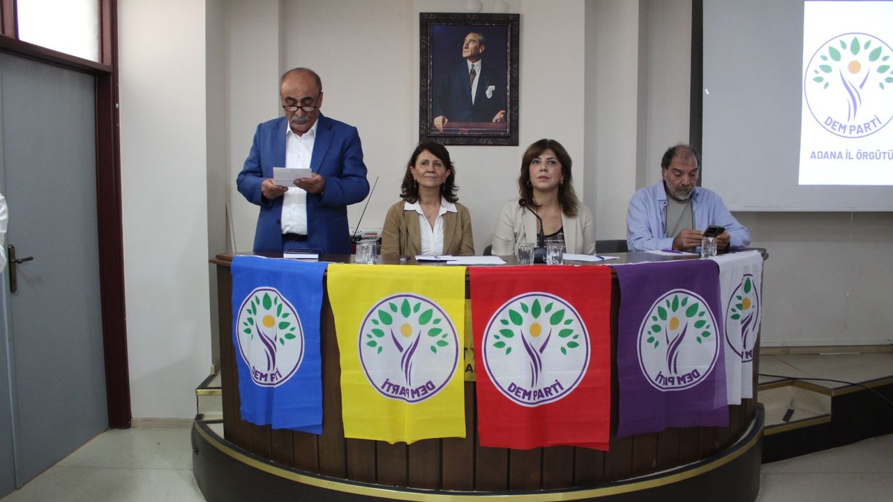 Beştaş ve Özcan'dan Adana'da "Barış ve Demokratik Toplum" Çağrısı