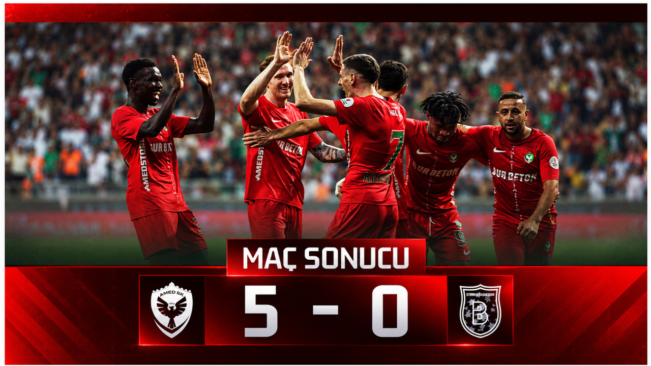Amedspor, Başakşehir’e acımadı! Gift Orban’dan hat-trick