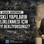 İMO Adana: "Riskli Yapıların Belirlenmesi İçin Daha Kaç Deprem Beklenecek?"