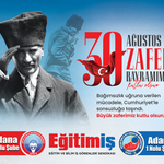 30 AĞUSTOS ZAFER BAYRAMIMIZ KUTLU OLSUN