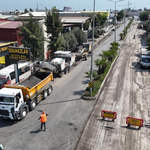 MERSİN BÜYÜKŞEHİR TIRMIL SANAYİ SİTESİ’NDE YOLLARI YENİLEDİ