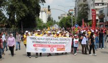 Adana Emek ve Demokrasi Güçleri 1 Mayıs'ta Alanları Doldurdu. - Foto