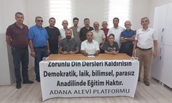 Adana Alevi Platformu; "Zorunlu Din Dersleri Kaldırılsın"