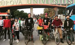 ÇÜ Bisiklet Kulübü, Dünya Turuna Çıkan Alman Bisikletçileri Ağırladı
