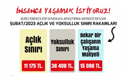 BES/AR: 4 KİŞİLİK BİR AİLENİN 2023 ŞUBAT AYI AÇLIK SINIRI 11 BİN 175 LİRA!