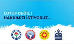 Adana'da ki Eğitim Sendikaları Promosyon İçin, "Lütuf Değil Hakkımızı İstiyoruz" Açıklaması Yaptı