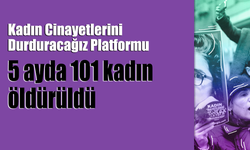 Kadın Cinayetlerini Durduracağız Platformu, 5 ayda 101 kadın öldürüldü