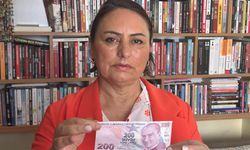 CHP Adana Milletvekili Dr. Müzeyyen Şevkin, 200 TL pul oldu, 100 TL kül oldu!