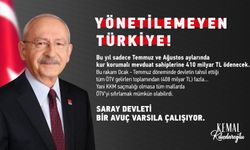 Kılıçdaroğlu, kur korumalı mevduat hesapları için yapılan ödemeleri eleştirdi.