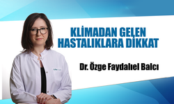 Dr. Özge Faydalıel Balcı, KLİMADAN GELEN HASTALIKLARA DİKKAT