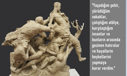 Çağdaş Erçelik'in "Hayalbaz" isimli heykel sergisi Galeri Selvin Arnavutköy'de