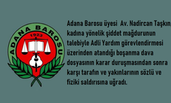 Adana Barosu; Av. Nadircan Taşkın’a Adliye İçerisinde Yapılan Menfur Saldırıyı Kınıyoruz