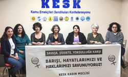 KESK; Savaşa, Erkek Şiddetine, Yoksulluğa Karşı Barışı, Hayatlarımızı Ve Haklarımızı Savunuyoruz!