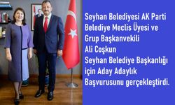Ali Coşkun Seyhan Belediye Başkanlığı için Aday Adaylık Başvurusunu gerçekleştirdi