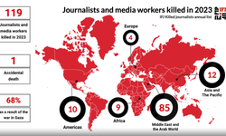 IFJ'e göre 2023'te 120 gazeteci öldürüldü