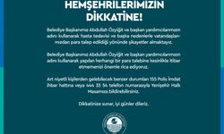 Mersin Yenişehir Belediyesi dolandırıcılara karşı uyardı