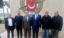 Ulaş Çetinkaya, Çukurova Gazeteciler Cemiyeti’ni (ÇGC) ziyaret etti.