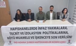 İHD Adana Şubesi, Hapishaneler Komisyonu 2023 Aralık Çukurova Bölge Hapishaneleri Hak İhlalleri Raporunu Açıkladı