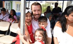 Başkan Kadir Aydar, 23 Nisan'ı çocuklarla beraber geçirdi