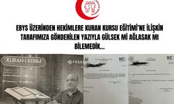 Genel Sağlık İş'ten Sağlık Çalışanlarına Kuran Kursu Eğitimi Üzerine Gelen Yazıya Tepki