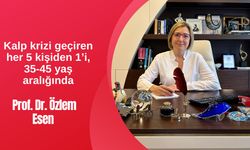 Prof. Dr. Özlem Esen “Kalp krizi geçiren her 5 kişiden 1’i, 35-45 yaş aralığında”