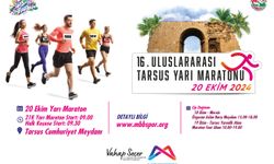 16. ULUSLARARASI TARSUS YARI MARATONU İÇİN GERİ SAYIM BAŞLADI