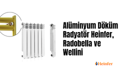 Alüminyum Döküm Radyatör Heinfer, Radobella ve Wellini