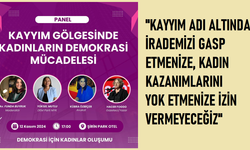 ‘Kayyım Gölgesinde Kadınların Demokrasi Mücadelesi’ Paneli Bugün Adana’da Gerçekleştirilecek