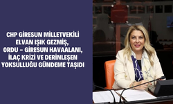 CHP Giresun Milletvekili Elvan Işık Gezmiş, Ordu-Giresun Havaalanı, İlaç Krizi ve Derinleşen Yoksulluğu Gündeme Taşıdı