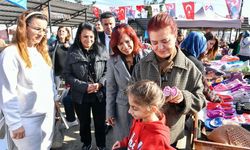 MERSİNDEN KADIN KOOPERATİFİ BAŞKANI MERAL SEÇER, KADINLARLA BİR ARAYA GELDİ