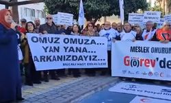 Adana’da Sağlık Emekçilerinin Eyleminde Bir Sağlık Çalışanı Yaşadığı Zorlukları Anlattı