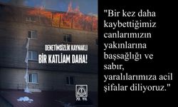 TMMOB Makina Mühendisleri Odası Adana Şubesi; Denetimsizlik Kaynaklı Bir Katliam Daha!