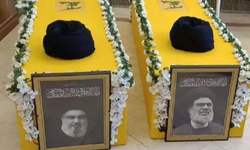 Lübnan medyası, Seyyid Hasan Nasrallah ve Haşim Safiyuddin’in tabutlarının ilk görüntüsünü yayınladı