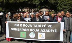 Adana'da DEM Parti, DBP ve TJA, "Öcalan’ın özgürlüğünü haykırmaya çağırdı"