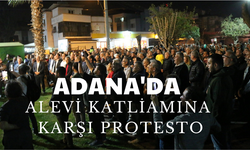 Adana'da Alevi Katliamına Karşı Protesto