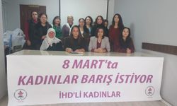 İHD Adana Şubesi Kadın Komisyonu: 8 Mart'ta KADINLAR BARIŞ İSTİYOR